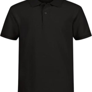 HypeThreadz Men’s Classic Black Polo Shirt – Short Sleeve Casual & Everyday Wear
