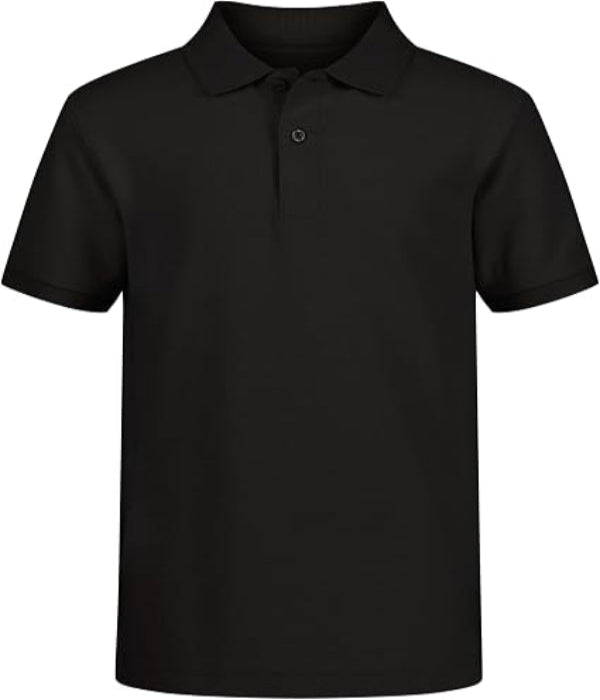 HypeThreadz Men’s Classic Black Polo Shirt – Short Sleeve Casual & Everyday Wear