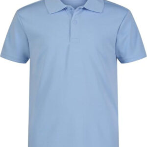 HypeThreadz Men’s Light Blue Classic Short Sleeve Polo Shirt